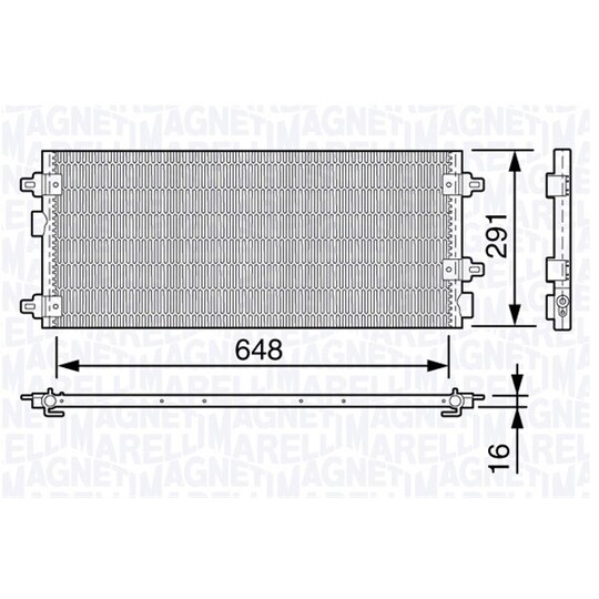 350203647000 - Condenser, air conditioning 