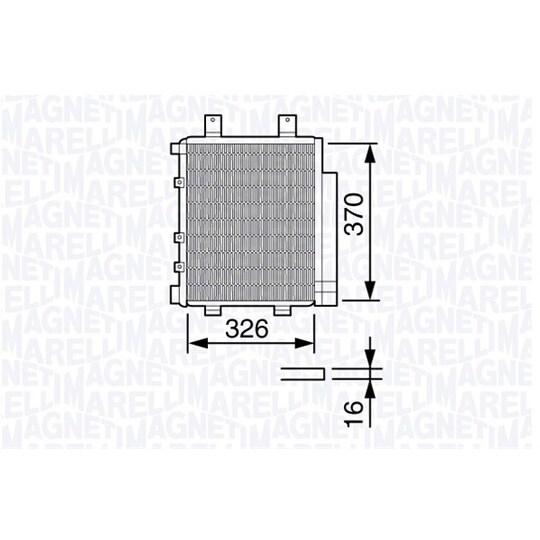 350203655000 - Condenser, air conditioning 