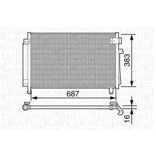 350203656000 - Condenser, air conditioning 