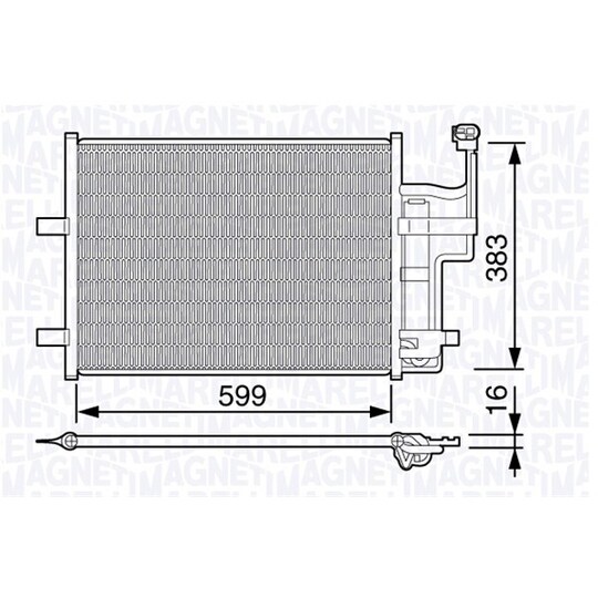 350203667000 - Condenser, air conditioning 