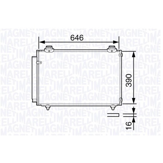 350203692000 - Condenser, air conditioning 