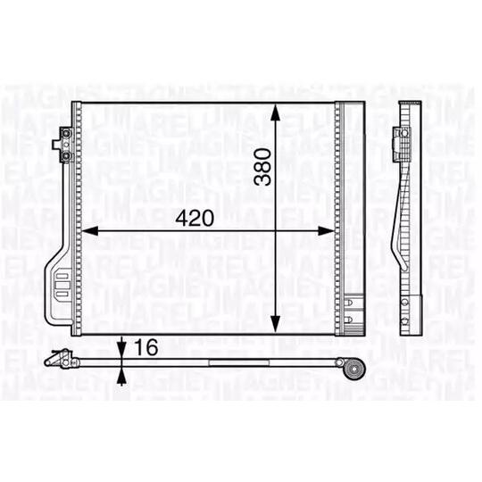 350203711000 - Condenser, air conditioning 