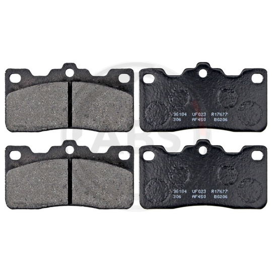 36184 - Brake Pad Set, disc brake 