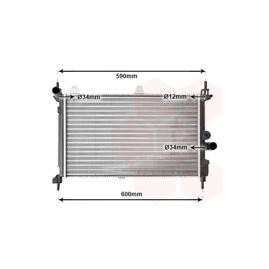 37002127 - Radiator, engine cooling 