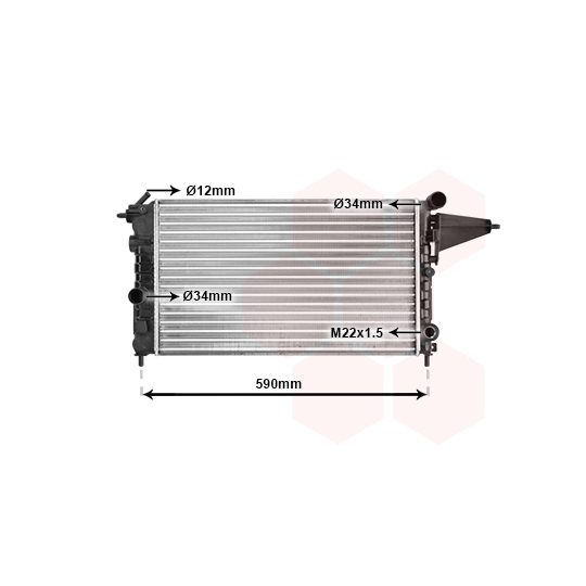 37002161 - Radiator, engine cooling 