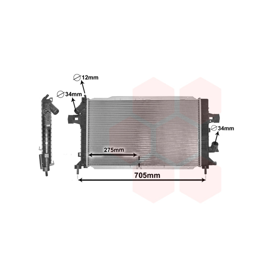 37002383 - Radiator, engine cooling 