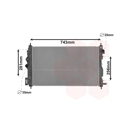 37002599 - Radiator, engine cooling 