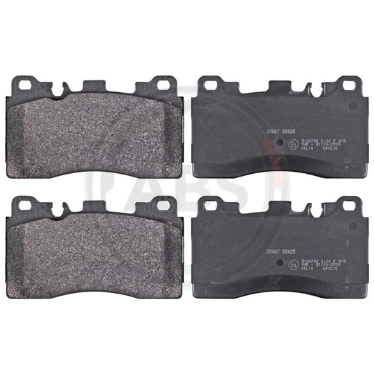 37867 - Brake Pad Set, disc brake 