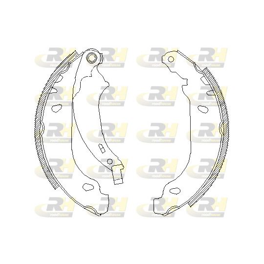 4076.00 - Brake Shoe Set 