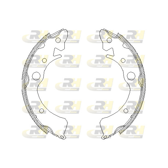 4096.00 - Brake Shoe Set 