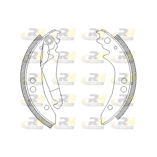 4136.00 - Brake Shoe Set 