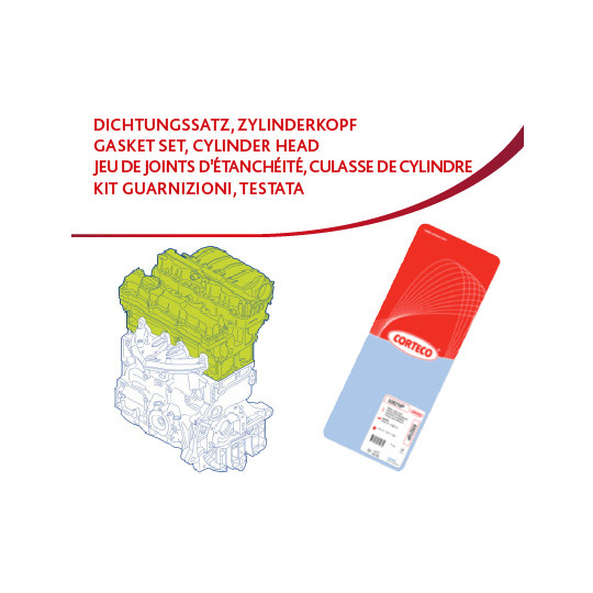 417072P - Gasket Set, cylinder head 