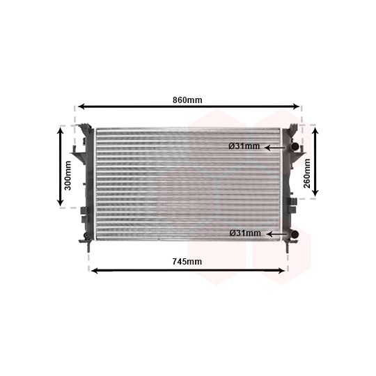 43002290 - Radiator, engine cooling 