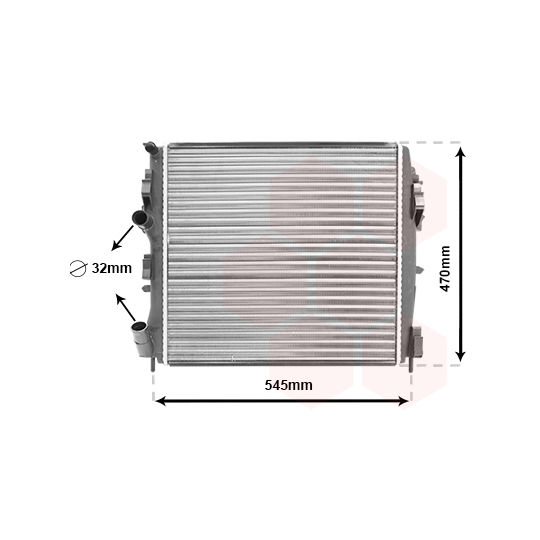 43002325 - Radiator, engine cooling 