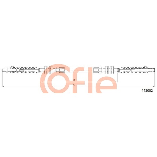 443002 - Accelerator Cable 