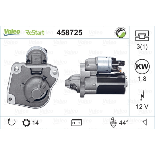 458725 - Startmotor 