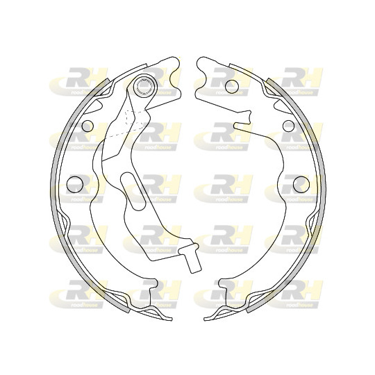 4627.00 - Brake Shoe Set, parking brake 