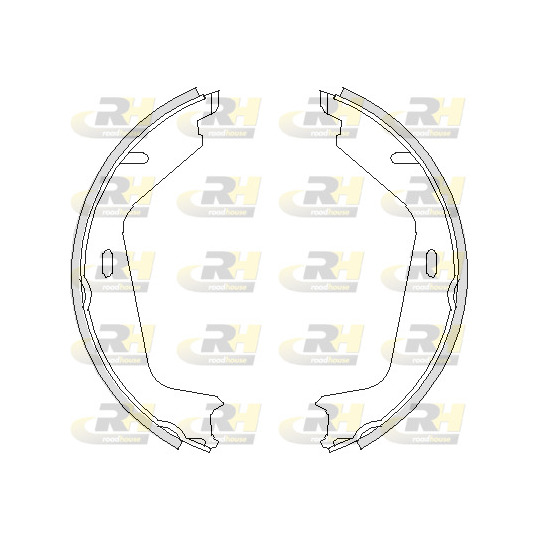 4726.00 - Brake Shoe Set, parking brake 