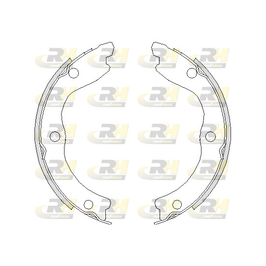 4736.00 - Brake Shoe Set, parking brake 