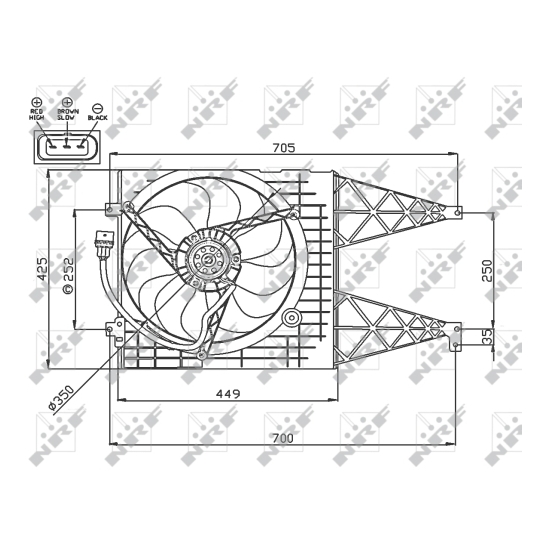 47744 - Ventilaator, mootorijahutus 