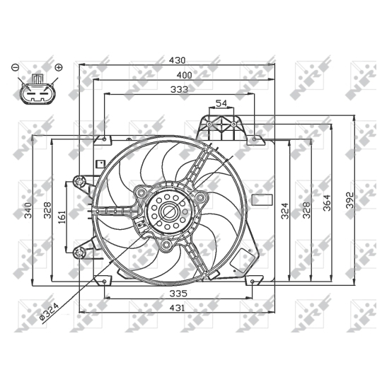 47750 - Ventilaator, mootorijahutus 