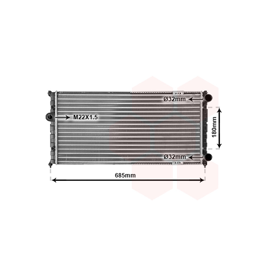 49002021 - Radiator, engine cooling 