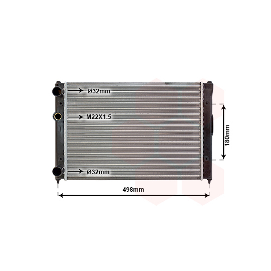 49002022 - Radiator, engine cooling 