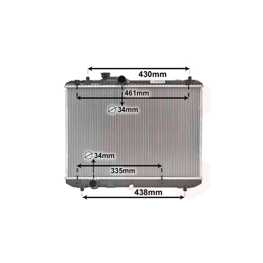 52002083 - Radiaator, mootorijahutus 