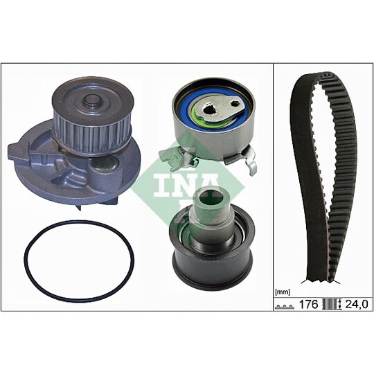 530 0079 30 - Water Pump & Timing Belt Set 