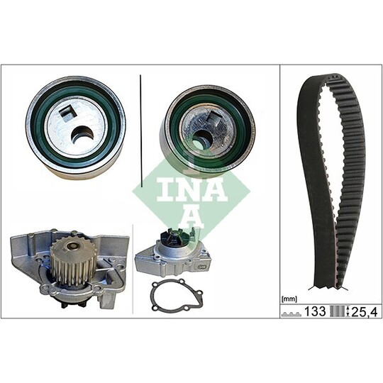 530 0106 30 - Water Pump & Timing Belt Set 