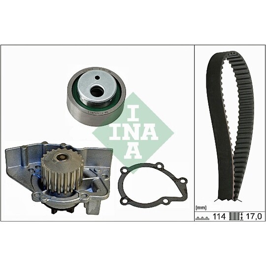 530 0258 30 - Water Pump & Timing Belt Set 