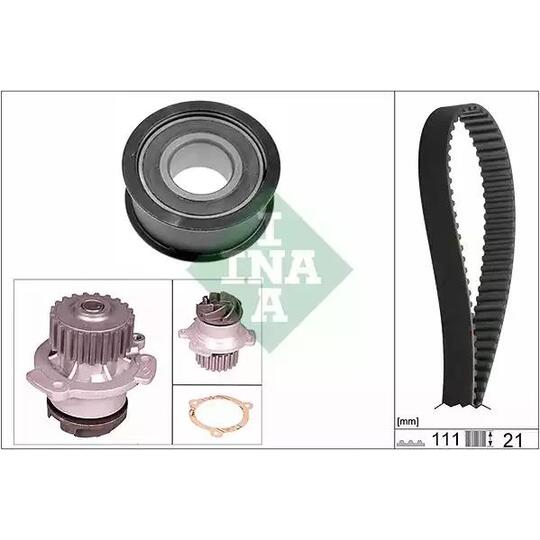 530 0287 30 - Water Pump & Timing Belt Set 