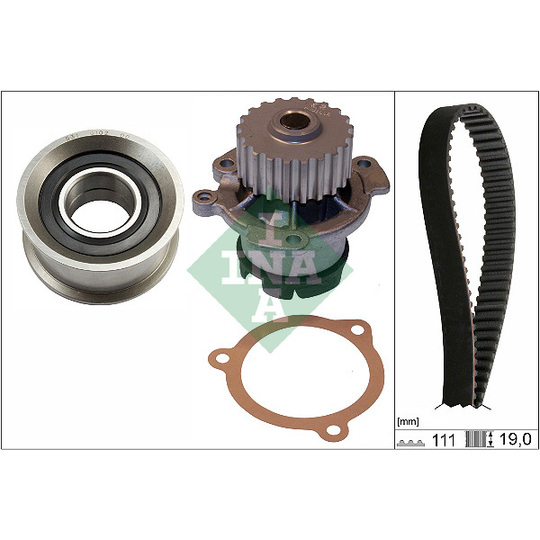 530 0287 31 - Water Pump & Timing Belt Set 