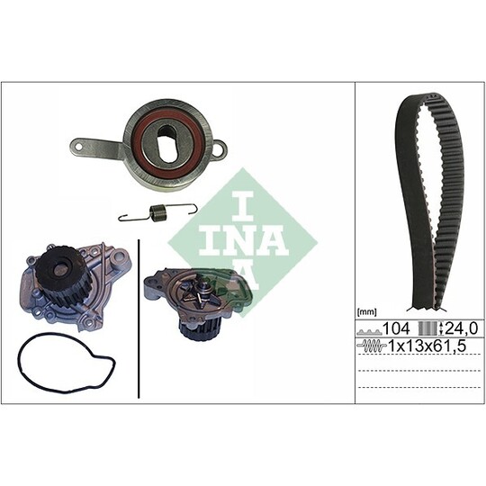 530 0314 30 - Water Pump & Timing Belt Set 