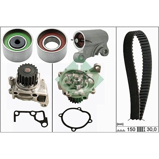 530 0519 30 - Water Pump & Timing Belt Set 