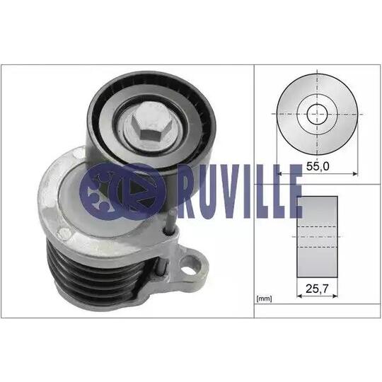 57540 - Tensioner Lever, v-ribbed belt 