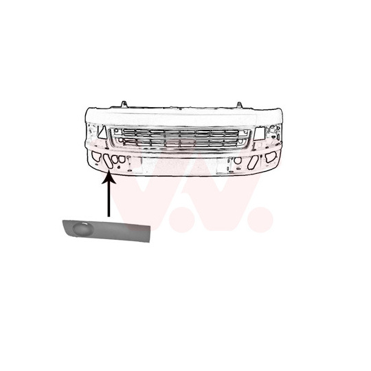 5790592 - Ventilation Grille, bumper 