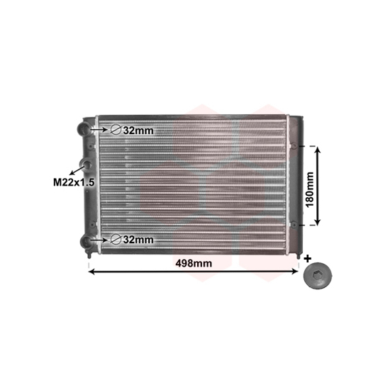 58002028 - Radiator, engine cooling 