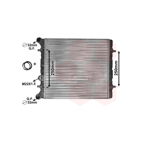 58002152 - Radiator, engine cooling 