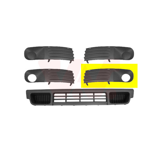 5896593 - Ventilation Grille, bumper 