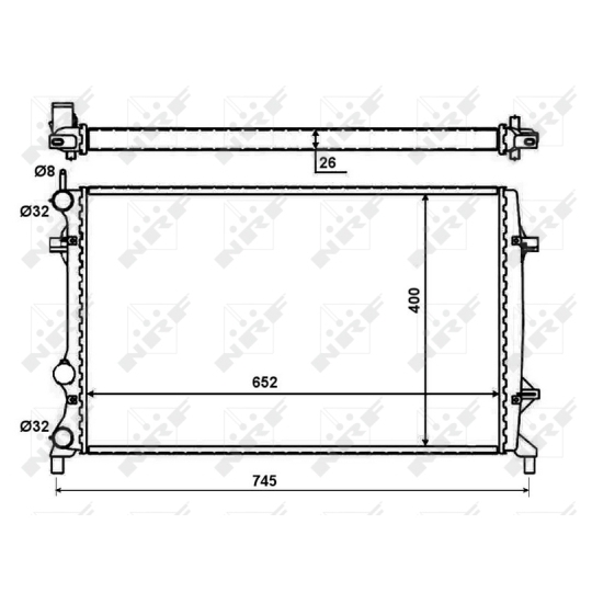 59057 - Radiator, engine cooling 