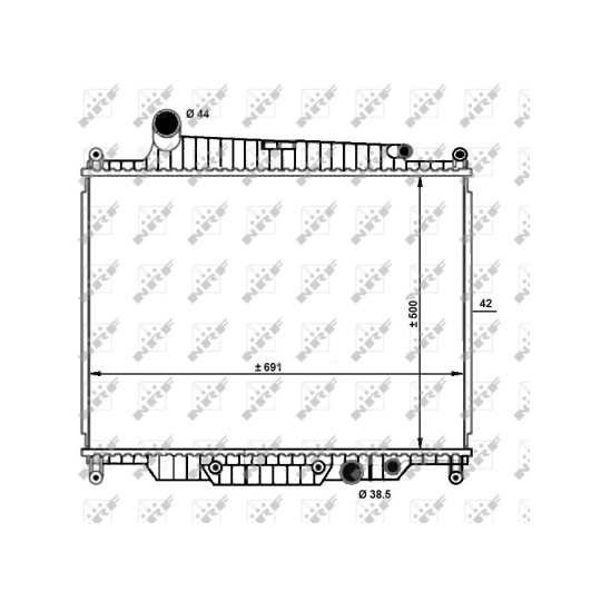 59096 - Radiator, engine cooling 