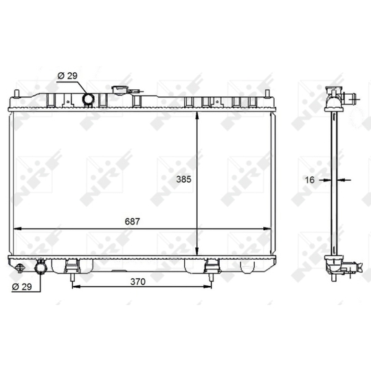 59099 - Radiator, engine cooling 