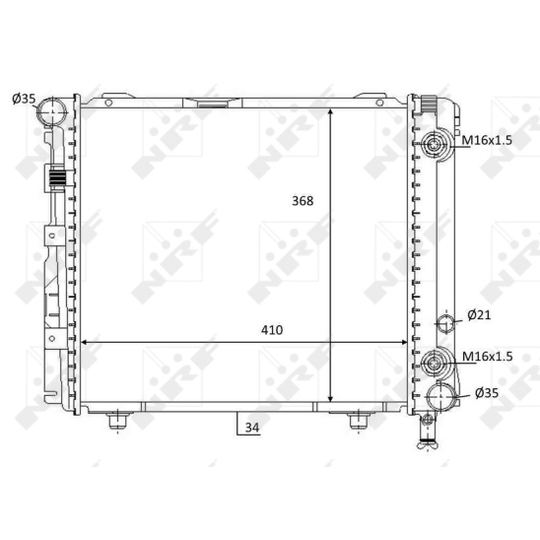 59103 - Radiaator, mootorijahutus 