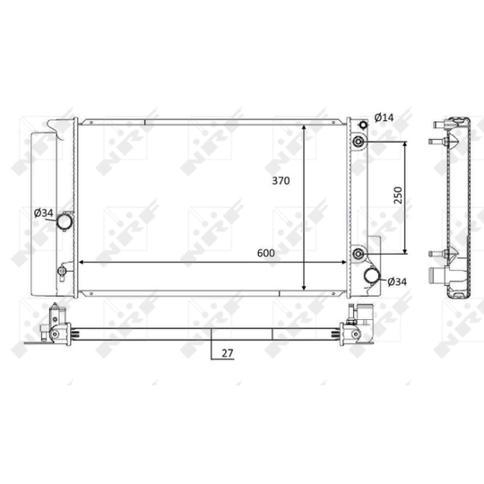 59115 - Radiaator, mootorijahutus 