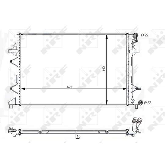 59118 - Radiator, engine cooling 