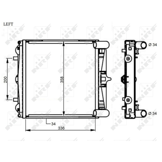 59130 - Radiator, engine cooling 