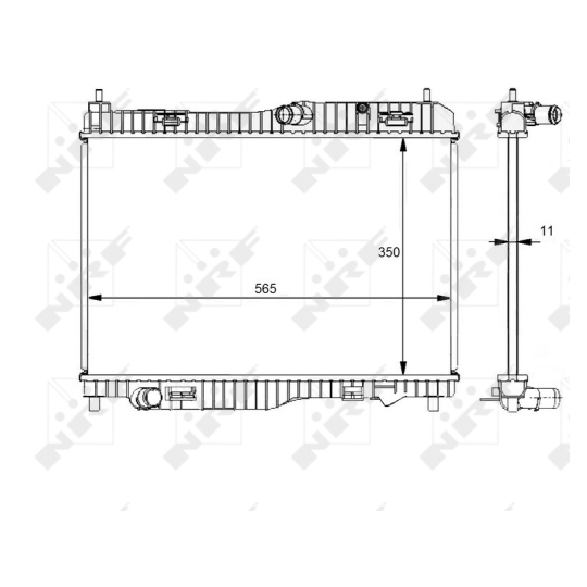 59138 - Radiator, engine cooling 