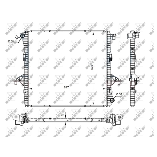 59145 - Radiator, engine cooling 