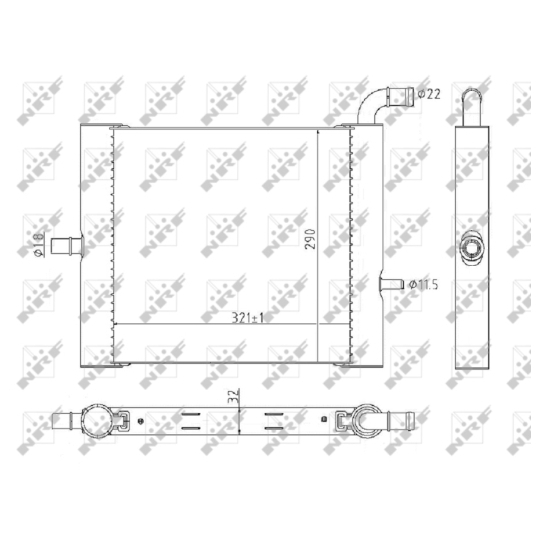 59176 - Radiaator, mootorijahutus 